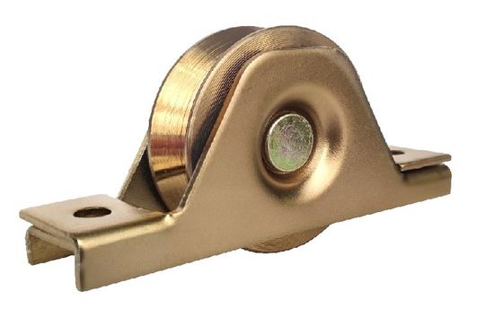 de schuifdeurhardware rijdt 4“ 101.6mm staal V de bodem van de groefpoort met 6202 dragend rijdt