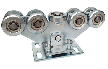 68mm Zilveren Gegalvaniseerde Cantileveromheining Gate Kit 9 Wielvervoer het Bevestigen Plaat
