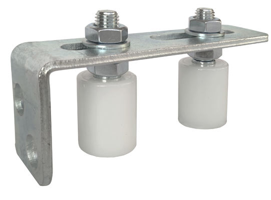 Het regelbare Glijdende van de Steun40x30 Nylon Rollen van de Poort Hogere Gids Witte Zink