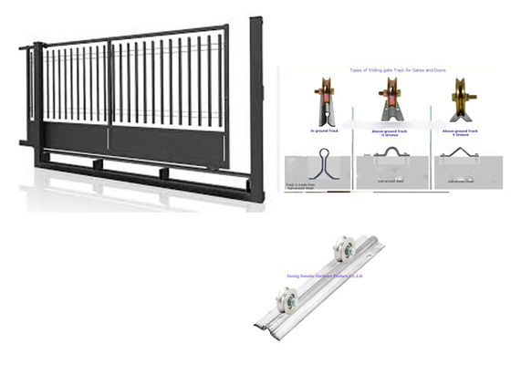 Ijzerstaal 4,72“ 120mm de Glijdende Katrollen van het Poortwiel voor Rolling Straaldeuren met Trapezoïdale Stralen