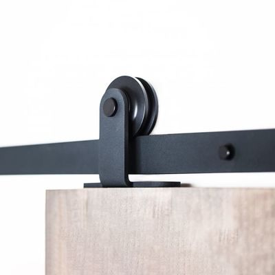 houten binnenlandse glijdende staldeurhardware met 2m spoor