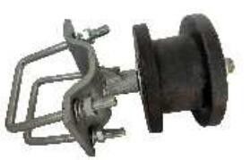 5327g de nylon Rollen van de Cantileverpoort met de Verbindingsomheining Gate Wheels van de Steunketting