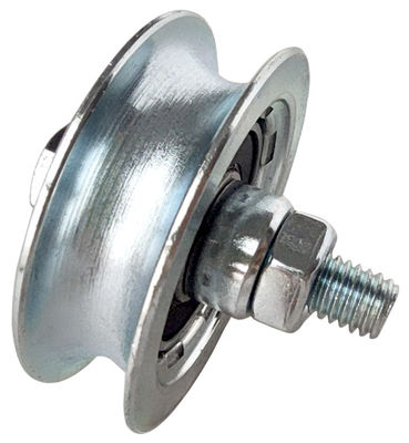 100mm rijdt de Glijdende Oprijlaanpoort Rol met Bout 3“ 4“ V-Wielen van de Groefpoort