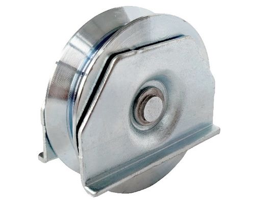 de bodem van de garderobeschuifdeur rijdt 80mm de groef van poortwielen Y met dubbele plaat