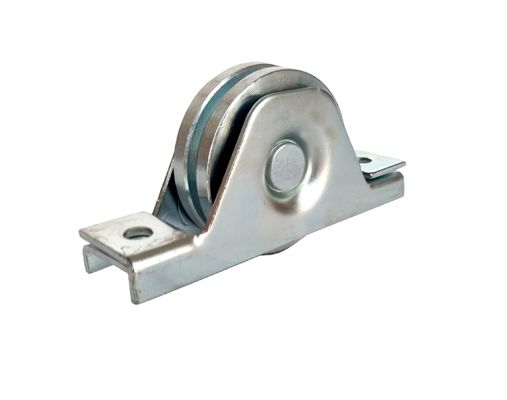 de schuifdeurhardware rijdt 4“ 101.6mm staal V de bodem van de groefpoort met 6202 dragend rijdt