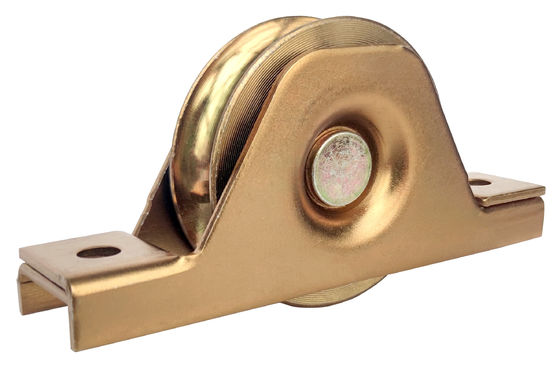 de schuifdeurhardware rijdt 4“ 101.6mm staal V de bodem van de groefpoort met 6202 dragend rijdt