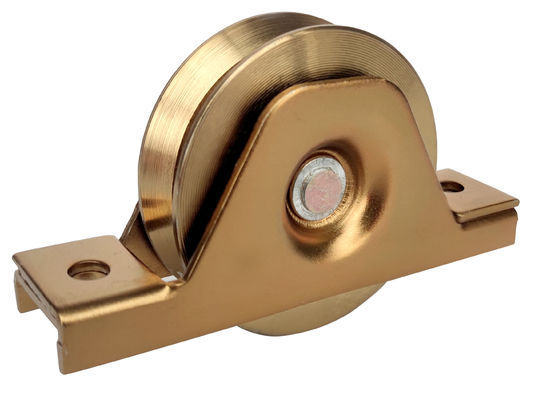 de schuifdeurhardware rijdt 4“ 101.6mm staal V de bodem van de groefpoort met 6202 dragend rijdt