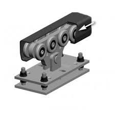 600kg de op zwaar werk berekende Cantileverpoort rijdt 5 8 9 16 Wielen voor 3“ 4“ 6“ - 5/8“ Postgrootte