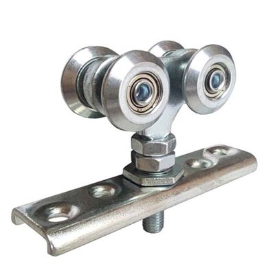 25mm Vier Rollen die de Rolwielen van de Poorthanger met Lagers glijden