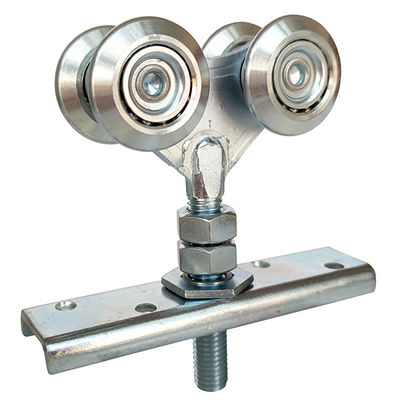 Rollen 38mm van de meubilair smeden Glijdende Hangende Deur Staalbal met Centrum het Bevestigen Plaat