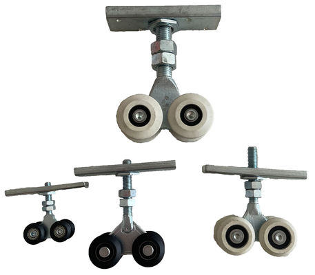 25mm de Rolsteun 2 van het Schuifdeur Hoogste Spoor of 3m 100kg Lading met 4 wielen