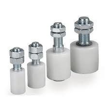 70mmx50mm de Glijdende Rollen die van de Poortgids Rol van de Poort de Hogere Gids met 2 Noten glijden