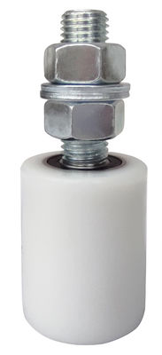 50mm Zwarte Glijdende Rolling Rol 3 van de Poortgids het Plastic Nylon Lager van Pvc“ 6“
