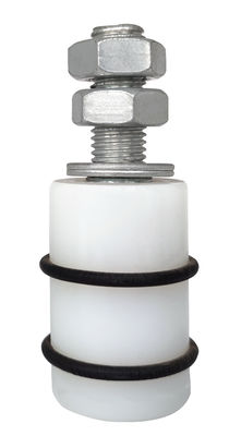 30mm de Glijdende Rollen die van de Poortgids Nylon de Rollenhardware van de Cantileverpoort met Steun Rolling
