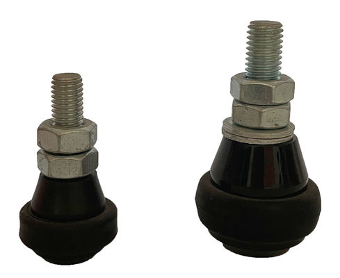 43MM 30MM M12 Glijdende de Rolzwarte van de Poort Nylon Gids