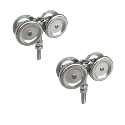 M12 Rollen van de Bout de Hangende Deur en Rol Kit Hardware Box Rail van de Spoor de Binnenlandse Staldeur