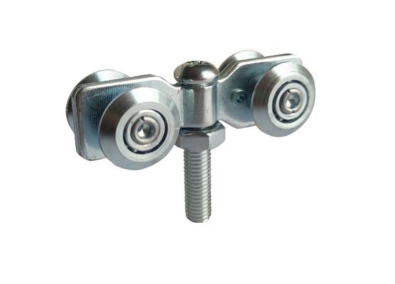 1.5“ Hangend de Rolspoorwegsysteem van de Schuifdeurmontage met Krommingsplaat Gegalvaniseerd Staal