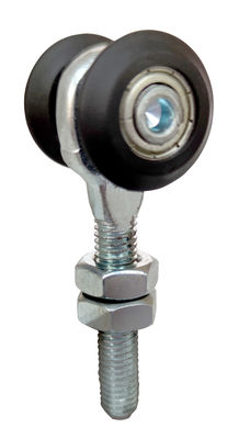 40mm Gegalvaniseerd Hangend Wit het Ijzer Hangend Spoor 2 van Deurrollen Rollen met Bal