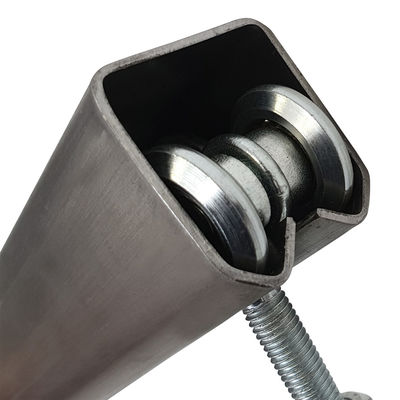 300kg volgt de het Aluminium Hangende Deur van de schuurbodem allen in 1 Systeem van het de Rolspoor van het Wielspoor Hangend