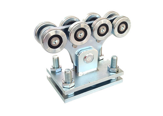 Vervoer van de de Schuifdeurrol van de zink het Zilveren Automatische Cantilever met 8 Wielen 113mm