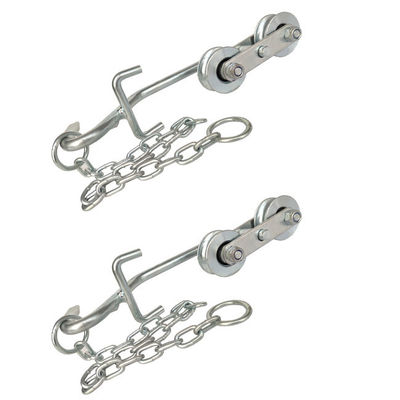 De enige van de de Kabelbaanrol van de Lagersbanaan Hangers van het het Staalkarretje met Kettingen