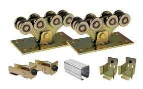 8 wielen 5 van de de deurhardware van de wielencantilever openlucht zilverachtige gouden uitrustingen