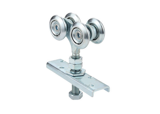 Q235 Staal Gegalvaniseerde Hangende Deurrol Kit With Forge Centre Plate