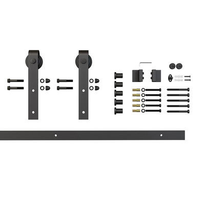 Dubbel 144 Duim 12 Voet 6,6 Voet-de Hardwarehangers Kit Interior van de Omleidings Glijdende Staldeur