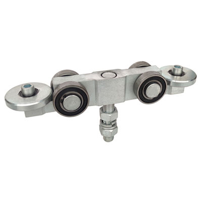 de hangende rollen 10 wielen 52mm van het deurspoor Machinaal bewerkt Staal die wit zink dragen