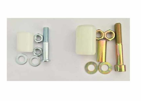 30mm de Glijdende Rollen die van de Poortgids Nylon de Rollenhardware van de Cantileverpoort met Steun Rolling