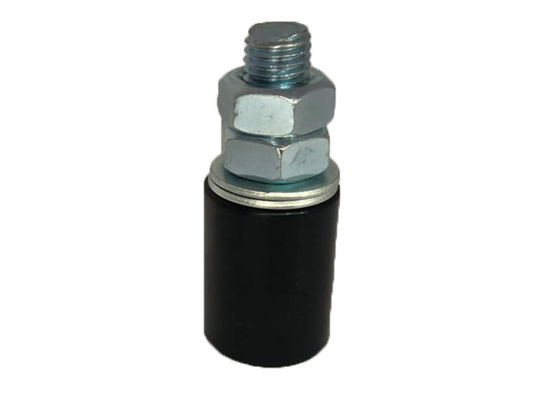 De plastic Nylon Wielen van Gidsrollen Wit en Zwart met Bout 40x250mm