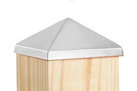 3x4 2x4 1 3/8“ 1 1/4“ van het de Pijlermetaal GLB van Omheiningspost cap galvanised Driehoekige Ijzerhardware