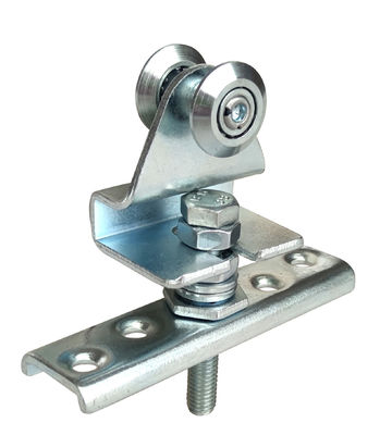 Zink Geplateerde Glijdende Rollen 2 van de Garagedeur met Bent Plate For Gate Rail GL43A