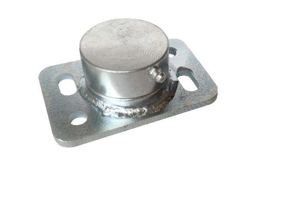 40mm van de de schommelingspoort van de landbouwbedrijfbodem van de de scharnierhardware het op zwaar werk berekende Staal met het Ronde Barplaat roteren