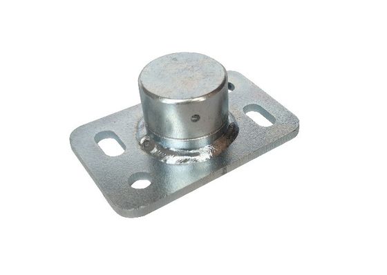 40mm van de de schommelingspoort van de landbouwbedrijfbodem van de de scharnierhardware het op zwaar werk berekende Staal met het Ronde Barplaat roteren