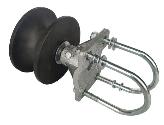 De zwarte Nylon Cantileverpoort Uitrusting rijdt van de 2“ 3/8“ 4“ van de de Cantileverpoort van de Kettingsverbinding Rollenhardware