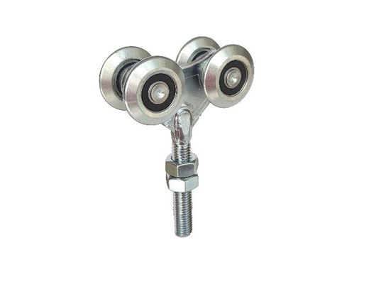 44mm Wit het Zinkijzer van 1,73“ schuifdeur hangend rollen met het Dragen