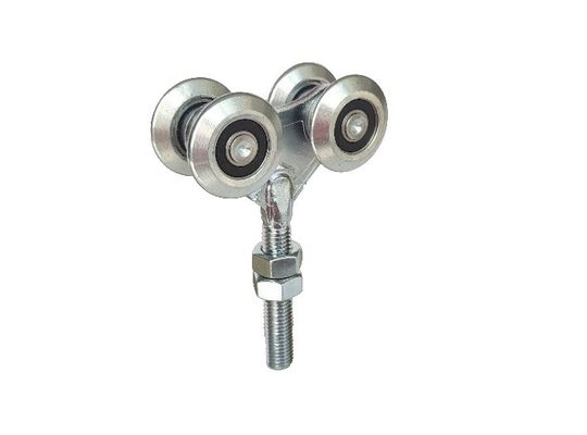 44mm Wit het Zinkijzer van 1,73“ schuifdeur hangend rollen met het Dragen
