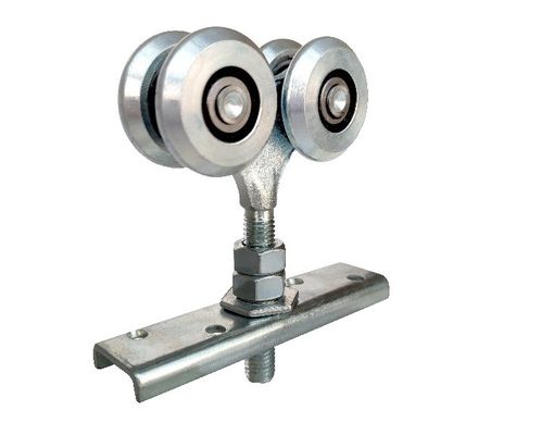 44mm Wit het Zinkijzer van 1,73“ schuifdeur hangend rollen met het Dragen