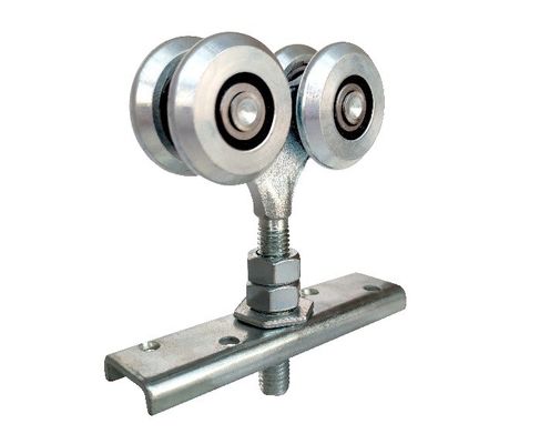 44mm Wit het Zinkijzer van 1,73“ schuifdeur hangend rollen met het Dragen