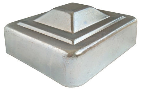 3 duim 100mm Gegalvaniseerd Vierkant Postglb