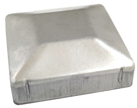 2 3/8“ 2 7/8“ 2,5“ schermen het Staal Wit Trapezoïde van Post End Cap 6x4 5x5 6x6