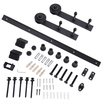 6.13kg 8ft 60 in van de Deurrollen van de Staldeurhardware de Industriële Hangende Rechte Plaat