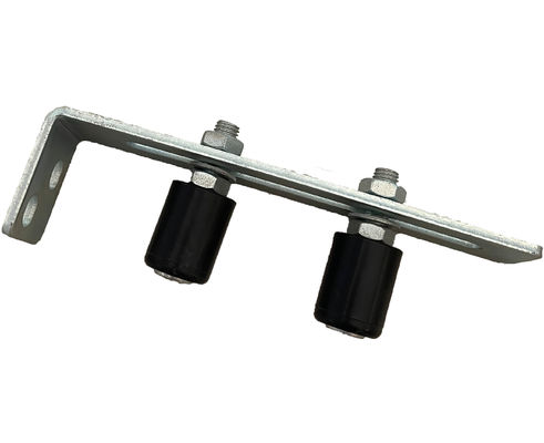 Het regelbare Glijdende van de Steun40x30 Nylon Rollen van de Poort Hogere Gids Witte Zink