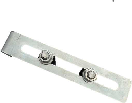 Het regelbare Glijdende van de Steun40x30 Nylon Rollen van de Poort Hogere Gids Witte Zink
