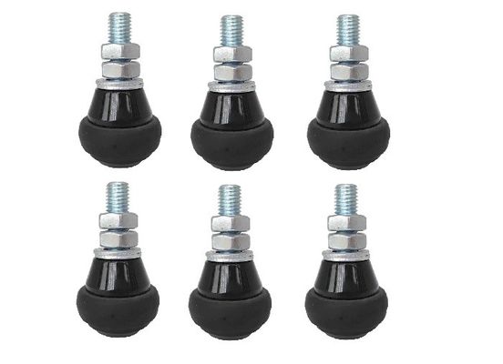 43x38mm Glijdende Rollen 6 ' X van de Poortgids 2“ 3“ 8“ Nylon Glijdende Poort Rubberwielen