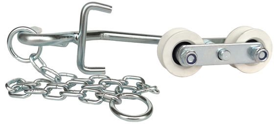 Van het het Systeemstaal van de kabelbaanbanaan Nylon de Hangerrol voor Landbouwbedrijf