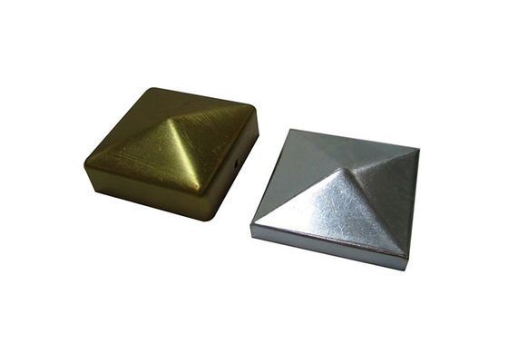 Ijzer 1“ 1 2“ 3“ Vierkante Omheining Post Caps 100 X 100mm 115mm 120mm zonder Gaten