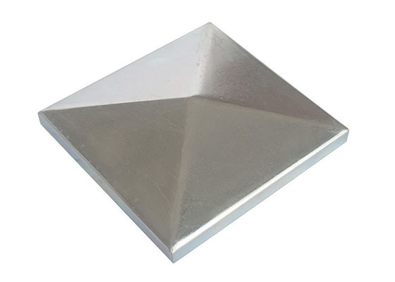 Ijzer 1“ 1 2“ 3“ Vierkante Omheining Post Caps 100 X 100mm 115mm 120mm zonder Gaten