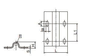 U V het spoorrollen van de groef verdubbelen de hangende deur hardware van het het spoorspoor van de kastdeur de hangende